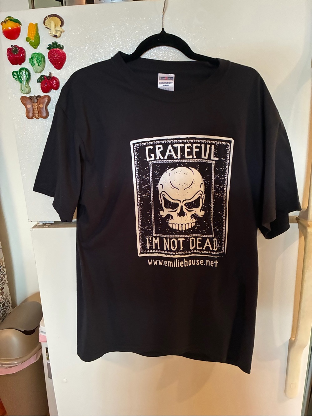 Grateful I'm Not Dead Black Graphic Tee Large